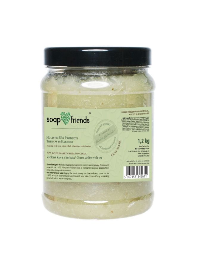 Soap&Friends SPA Body Mask – Green Coffee with Tea 1.2kg