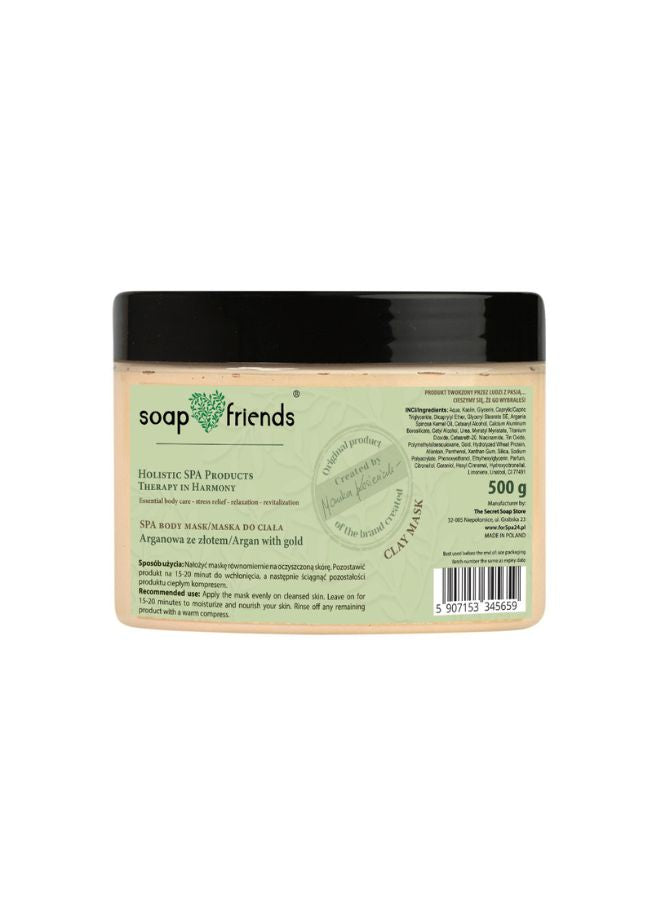 قناع الجسم من سوب آند فريندز سبا - أرغان مع الذهب ٥٠٠ غرام