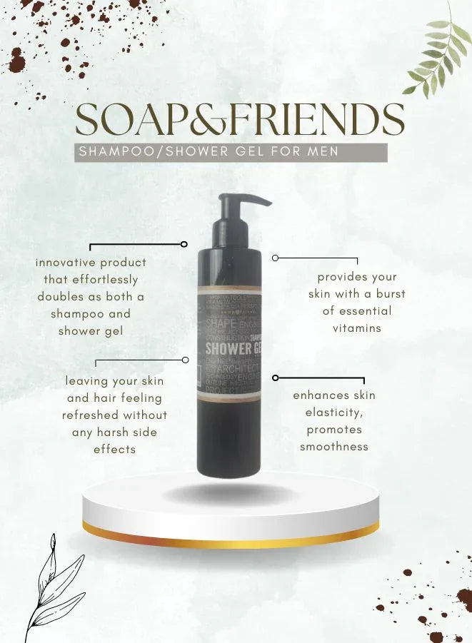 Soap&Friends 2in1 Shampoo/Shower Gel For Men 250 Ml