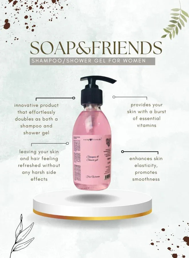 Soap&Friends Exclusive 2in1 Shampoo/Gel For Women 200 Ml