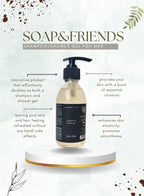 Soap&Friends 2 in 1 Pumpkin Shampoo and Shower Gel for Men 200 ml