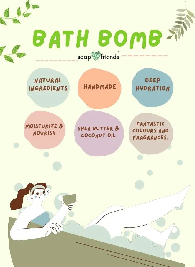 Soap & Friends Natural Bath Bomb Gift Set