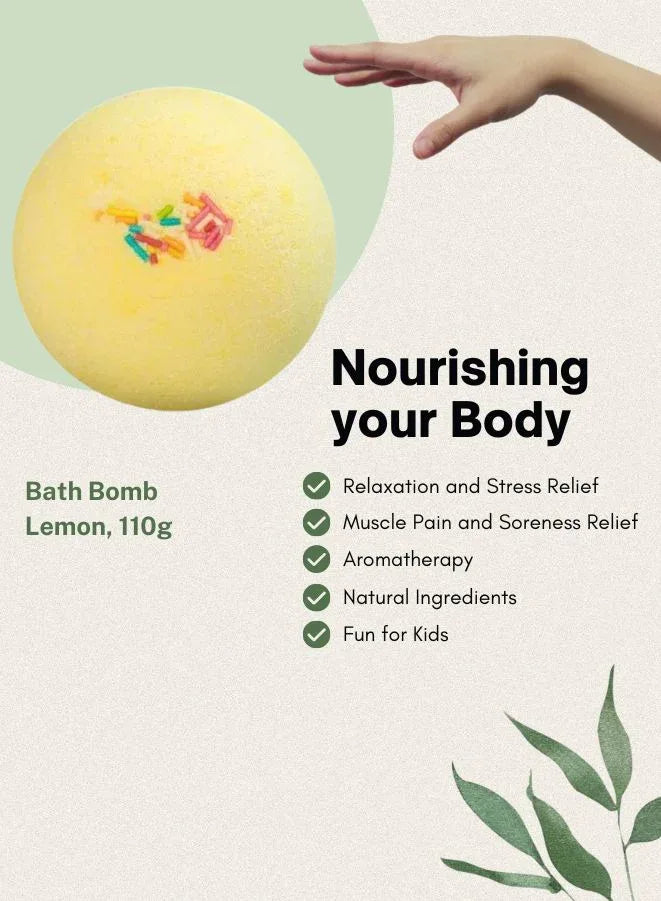 كرة الاستحمام الفوارة بالبطيخ من سوب اند فريندز - 110 جم