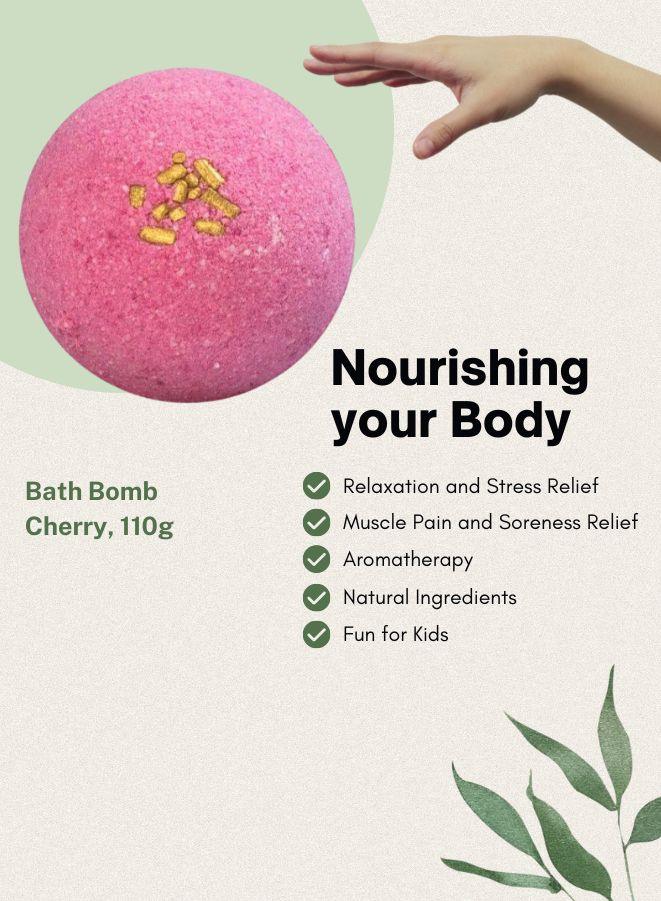 Soap & Friends Cherry Bath Bomb