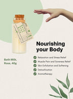 عبوة للسفر من سوب اند فريندز، قارورة حليب الورد، 40 جم