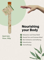 Soap&Friends Rose Bath Salt for Relaxation and Youthful Renewal 100 g