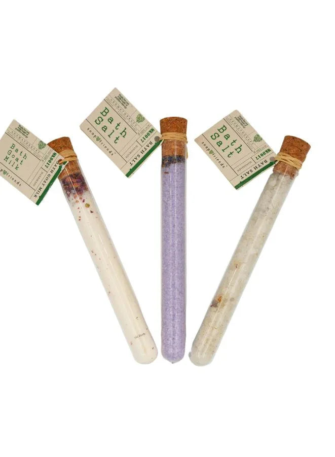 Soap&Friends Lavender Bath Salt for Relaxation and Youthful Renewal 100 g