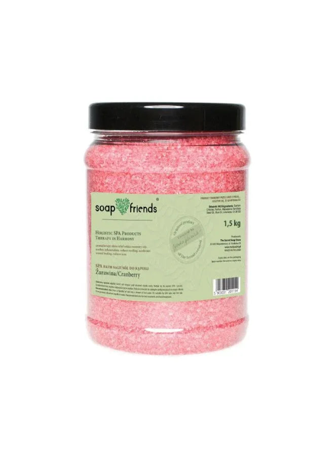 SPA Bath Salt Cranberry | 1.5kg – Sweet Aromatherapeutic Bath Salt