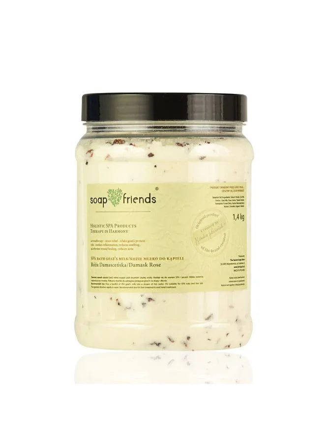 SPA Bath Milk Goat’s Milk & Damask Rose | 1.4kg – Luxurious & Moisturizing Bath Treatment