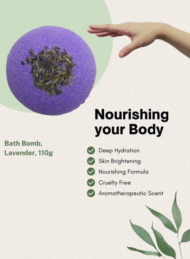 Soap & Friends Round Lavender Bath Bomb