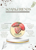 Soap&Friends 15 ml Strawberry Lip Balm and Scrub Set of 2
