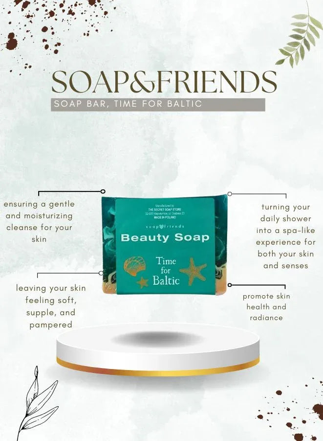 Soap&Friends Time for Baltic Hand Cream (80ml) & Bar Soap (130g) Set of 2