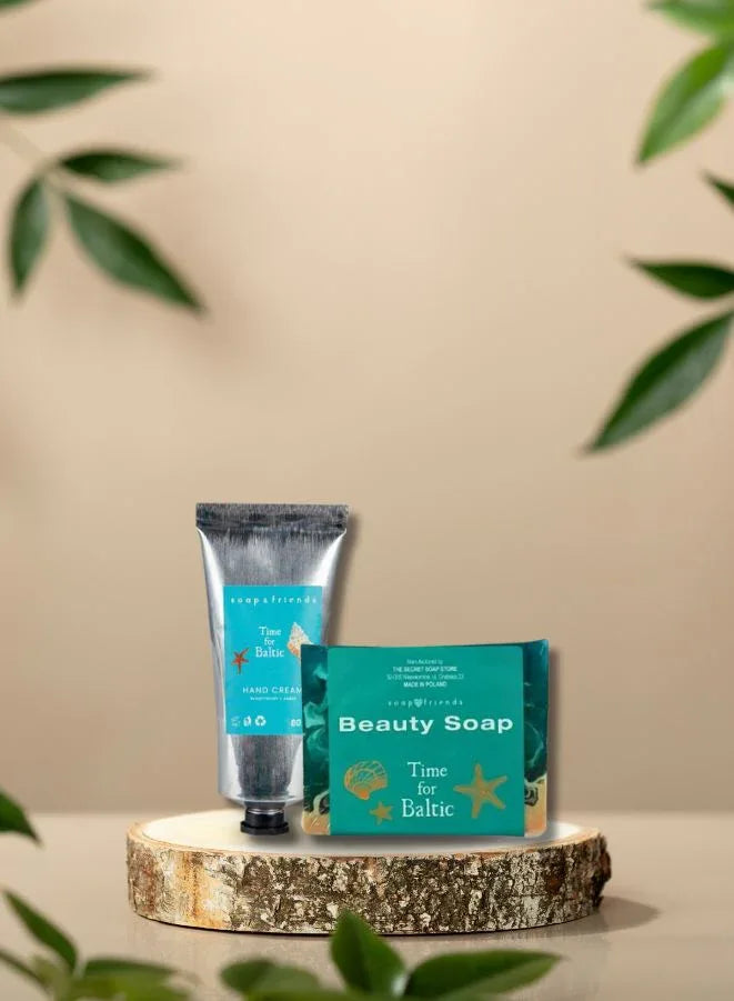 Soap&Friends Time for Baltic Hand Cream (80ml) & Bar Soap (130g) Set of 2