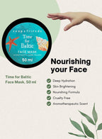 Time for Baltic Skincare Set – Body Scrub, Face Mask & Nourishing Body Oil