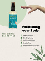 Time for Baltic Skincare Set – Body Scrub, Face Mask & Nourishing Body Oil