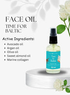 Time for Baltic Skincare Set – Collagen Face Oil, Eye Cream, Face Serum & Face Cream