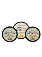 Sauna Vita Spa Care Set – Salt Scrub, Body Butter & Nourishing Face Mask