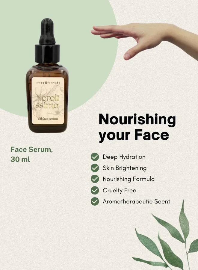 Nerolissimo Oil Face Serum 30ml – Sea Buckthorn, Vitamin C & E Enriched Hydration