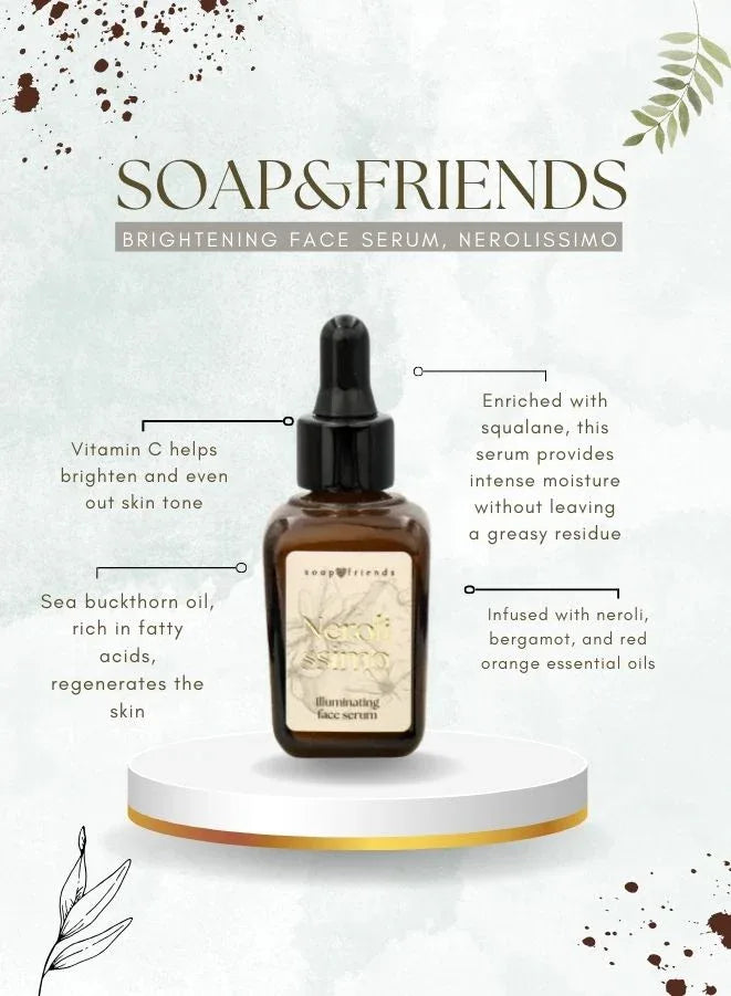 Nerolissimo Face Brightening Serum 30ml – Illuminating Citrus Glow with Vitamin C & E