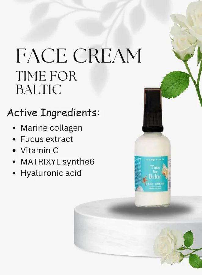 Time for Baltic Face Cream | 50ml – Youthful, Hydrated Skin Inspired by the Baltic Sea