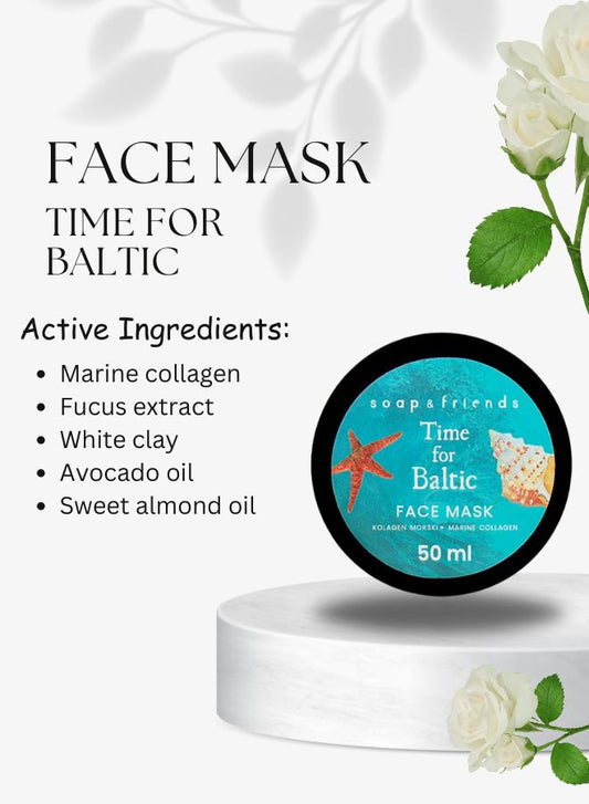 Time for Baltic Nourishing Face Mask | 50ml – Sea-Inspired Hydration & Firmness