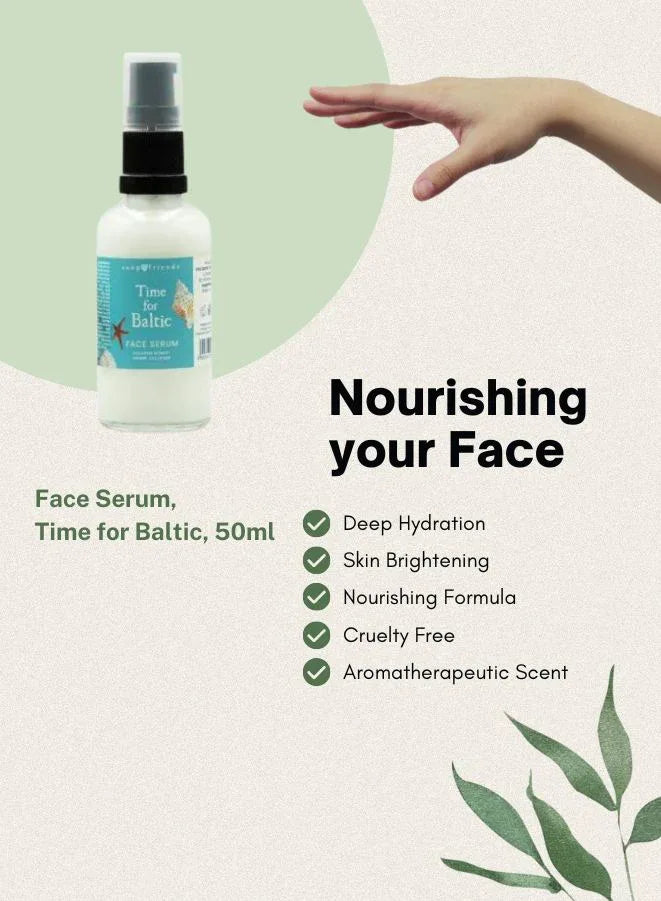 Time for Baltic Regenerating Face Serum | 50ml – Sea-Inspired Youthful Radiance