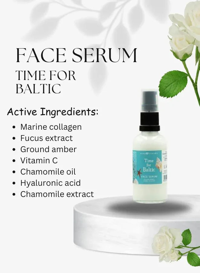 Time for Baltic Regenerating Face Serum | 50ml – Sea-Inspired Youthful Radiance