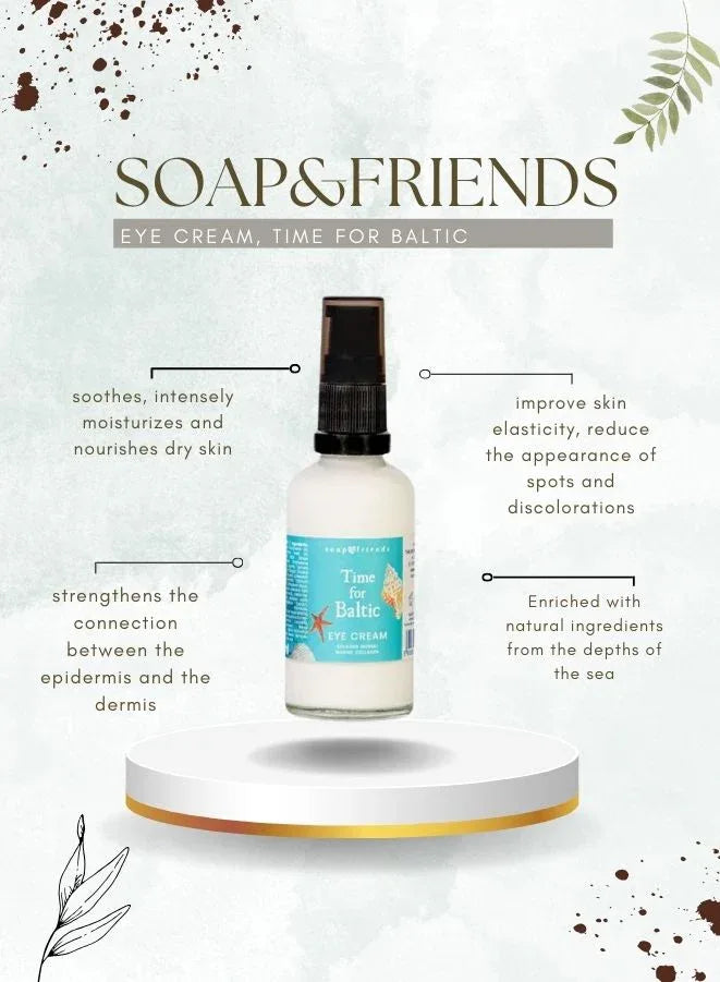 Time for Baltic Regenerating Eye Cream with Amber and Collagen | 50ml – Revitalize & Illuminate Your Eyes