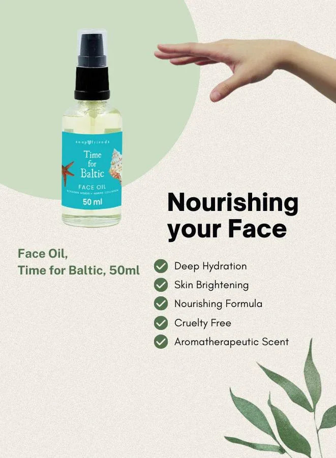 Lifting Face Oil with Collagen | Time for Baltic – 50ml