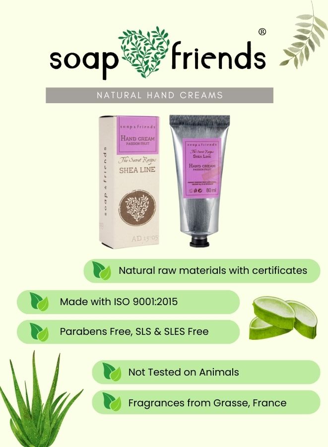 soap&friends natural hand creams with packaging.