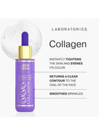 Librederm collagen serum bottle with text on a white background