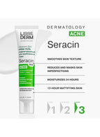 Librederm Seracin acne treatment packaging on a white background