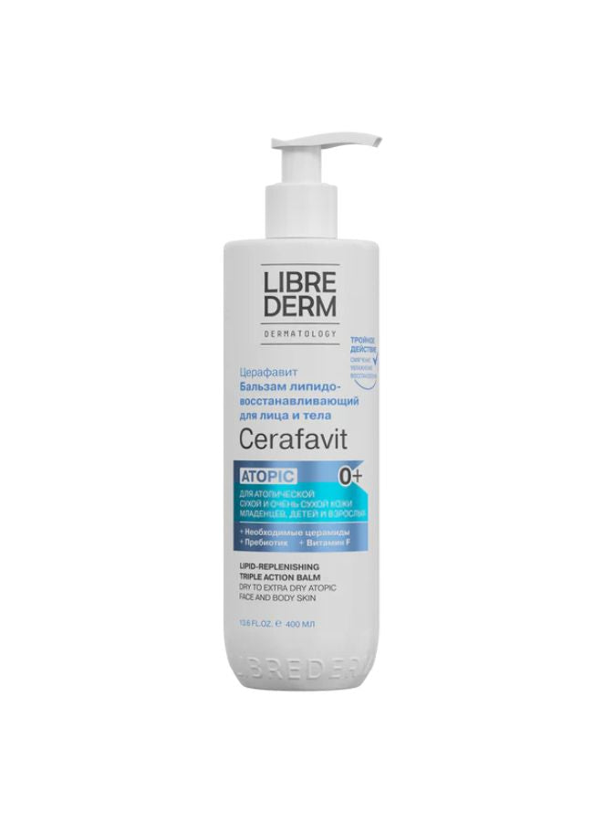Librederm Cerafavit bottle on a white background