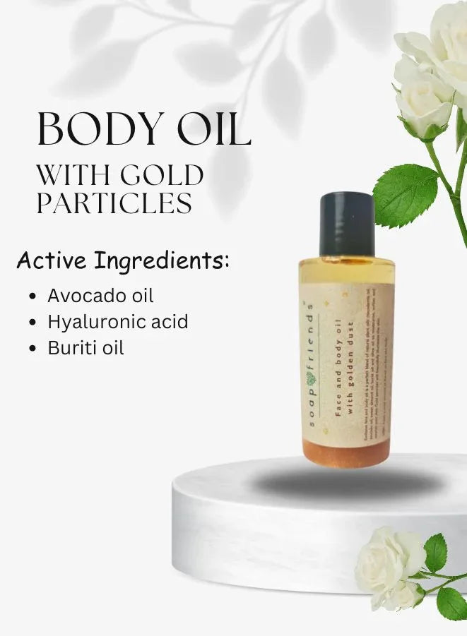 Soap&Friends Body Oil with Gold Dust | 150 ml