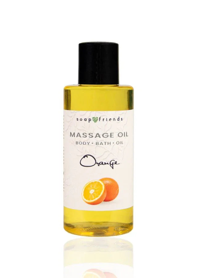 Soap & Friends Orange Body & Massage Oil, Hydrating & Revitalizing, 150 ml