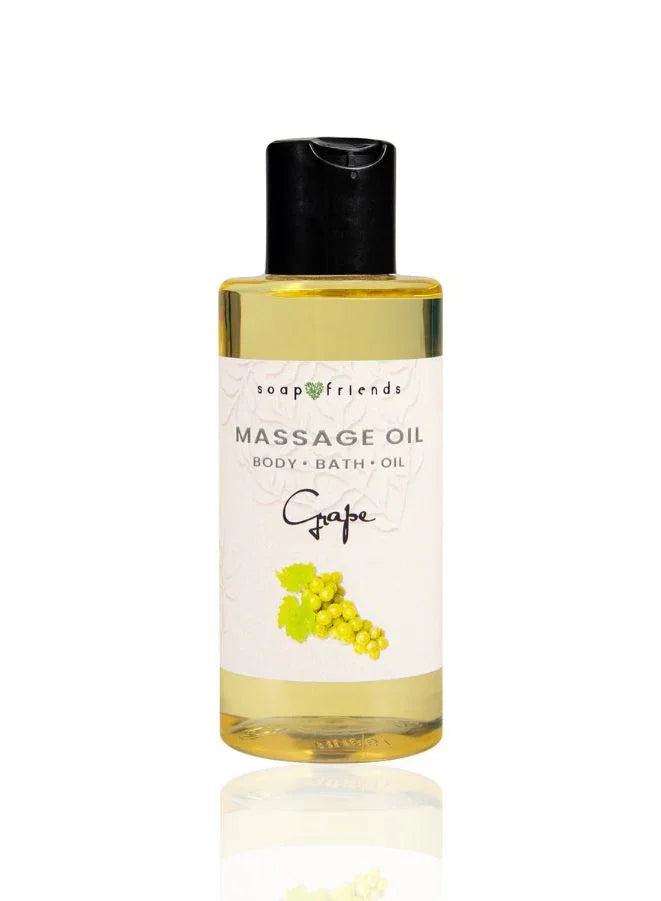 Soap & Friends Grape Natural Body & Massage Oil – Nourishing Antioxidant-Rich Skin Care – 150ml