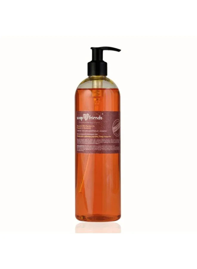 Tangy Tangerine Nourishing Massage Oil | 500ml – Revitalize & Detoxify