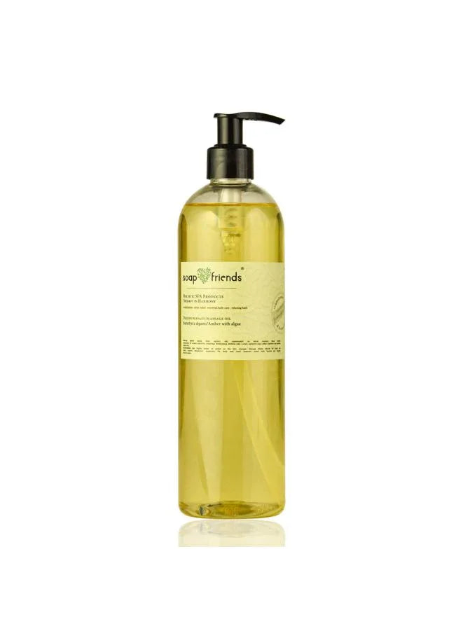 SPA Massage Oil Amber with Algae | 500ml – Relaxing & Nourishing Massage Oil
