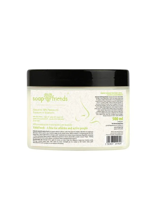 SPA Massage Butter Fit & Fresh | 500ml – Revitalizing & Warming Butter for Active Lifestyles
