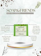 Soap & Friends Verbena Bar Soap Handmade Natural Bath Soap