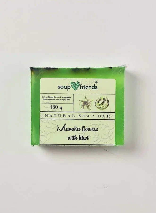 Soap & Friends Manuka Flower & Kiwi Natural Handmade Bar Soap