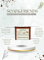 Soap & Friends Orange and Cinnamon Natural Handmade Soap Bar for Daily Cleansing