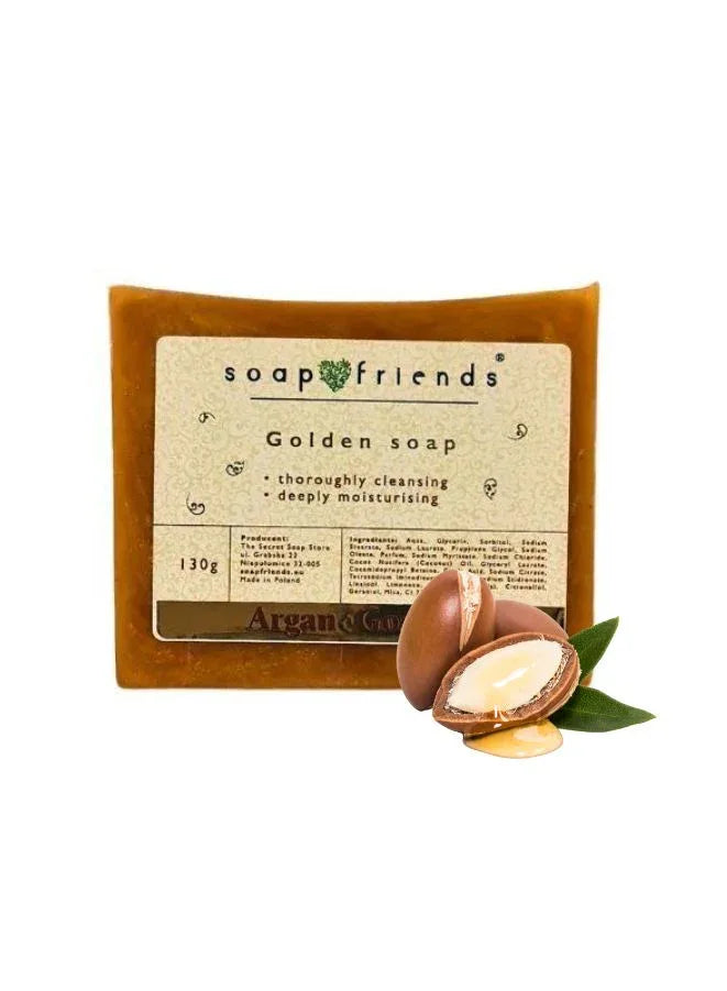 Soap & Friends Luxury Cleansing with Argan Gold Natural Soap Bar