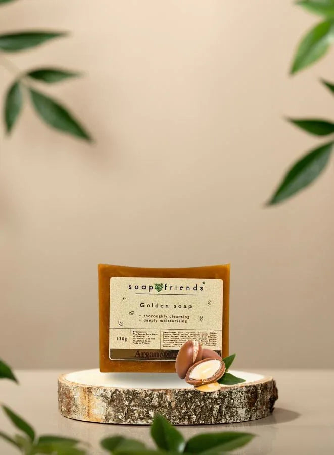 Soap & Friends Luxury Cleansing with Argan Gold Natural Soap Bar