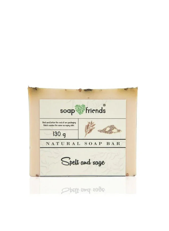 Soap & Friends St Hildegarda's Sage and Spelt Natural Handmade Soap Bar