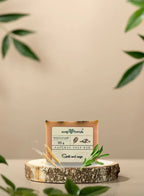 قالب صابون سانت هيلدغاردا بالمريمية والحنطة | 130 جرام تنظيف طبيعي لصحة البشرة الشاملة | الصابون والأصدقاء