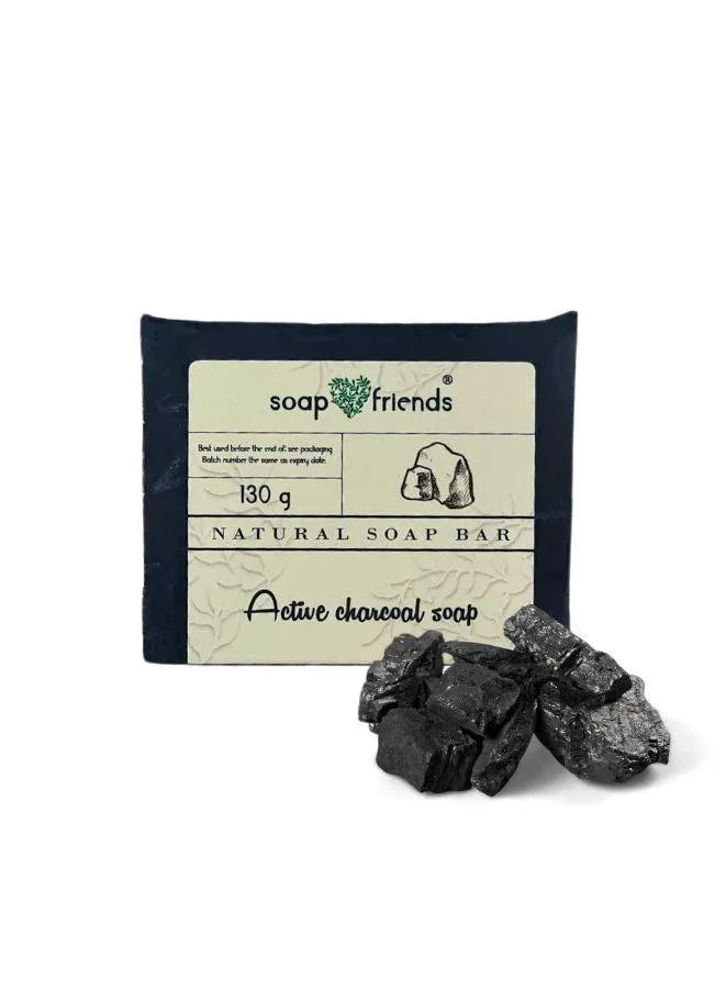 Soap & Friends Activated Charcoal Natural Handmade Soap Bar