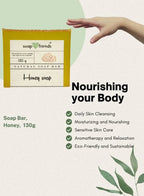 Soap & Friends Nourishing Honey Soap Bar for Deep Moisturization