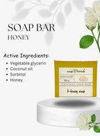 Soap & Friends Nourishing Honey Soap Bar for Deep Moisturization