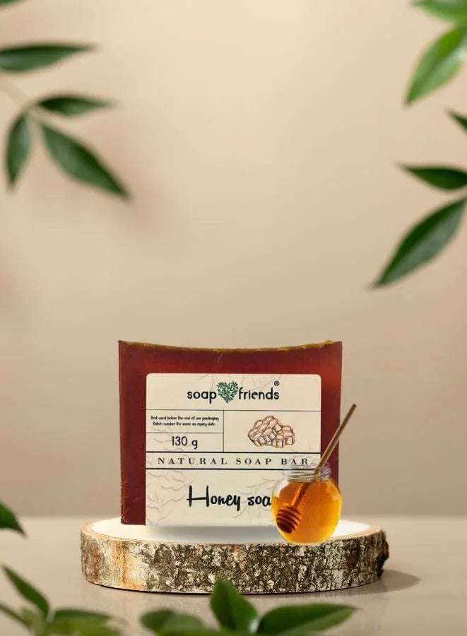 Soap & Friends Nourishing Honey Soap Bar for Deep Moisturization